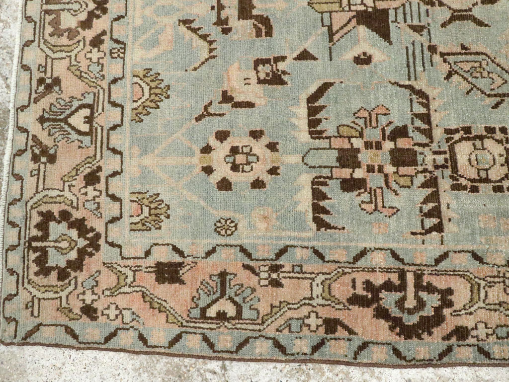 Vintage Persian Malayer Accent Rug, No.28608 - Gss