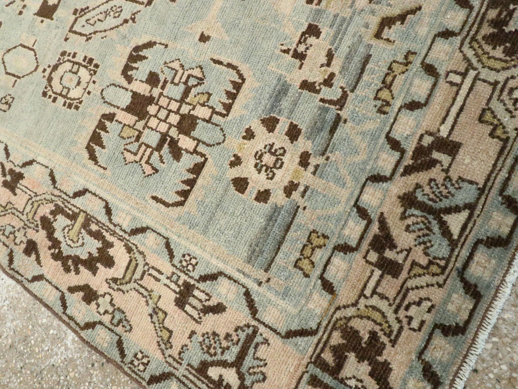 Vintage Persian Malayer Accent Rug, No.28608 - Gss