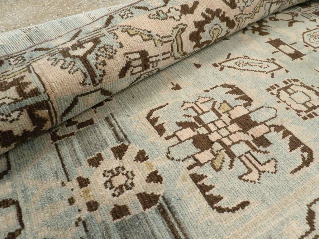 Vintage Persian Malayer Accent Rug, No.28608 - Gss