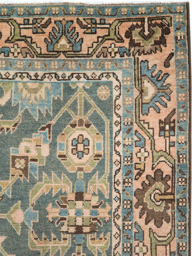 Vintage Persian Malayer Accent Rug, No.28611 - Gss