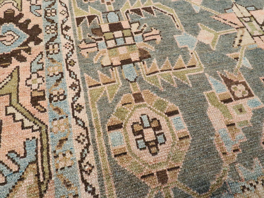 Vintage Persian Malayer Accent Rug, No.28611 - Gss