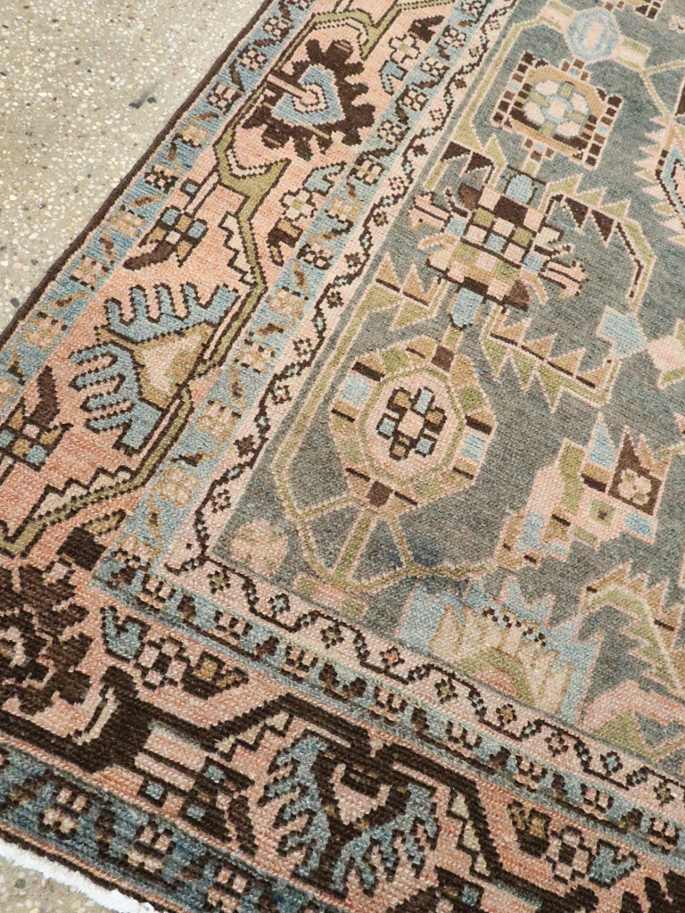 Vintage Persian Malayer Accent Rug, No.28611 - Gss