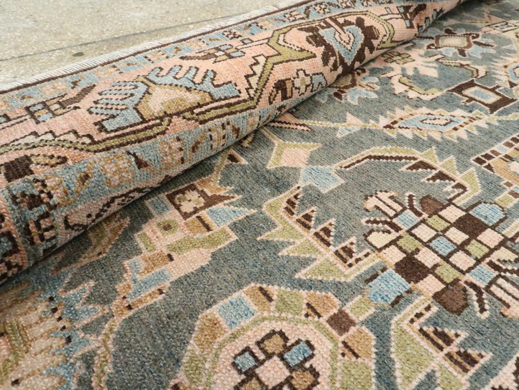 Vintage Persian Malayer Accent Rug, No.28611 - Gss