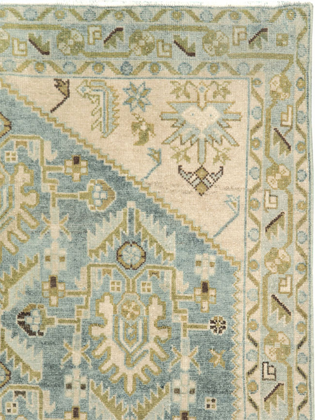 Vintage Persian Malayer Accent Rug, No.28613 - Gss