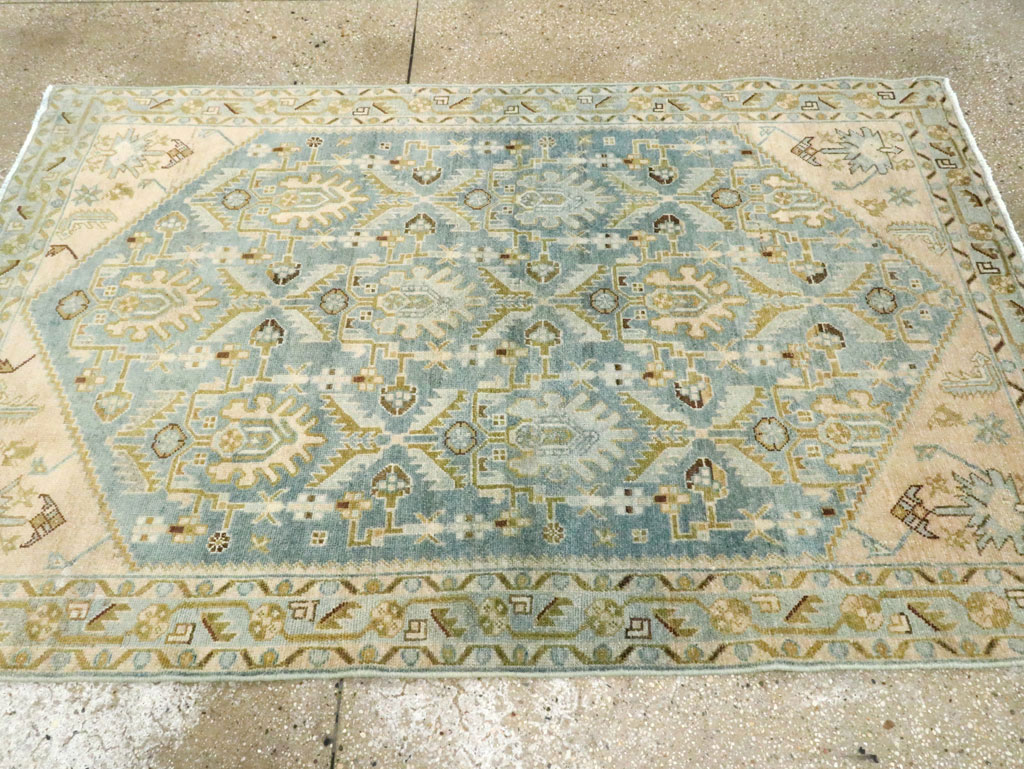 Vintage Persian Malayer Accent Rug, No.28613 - Gss