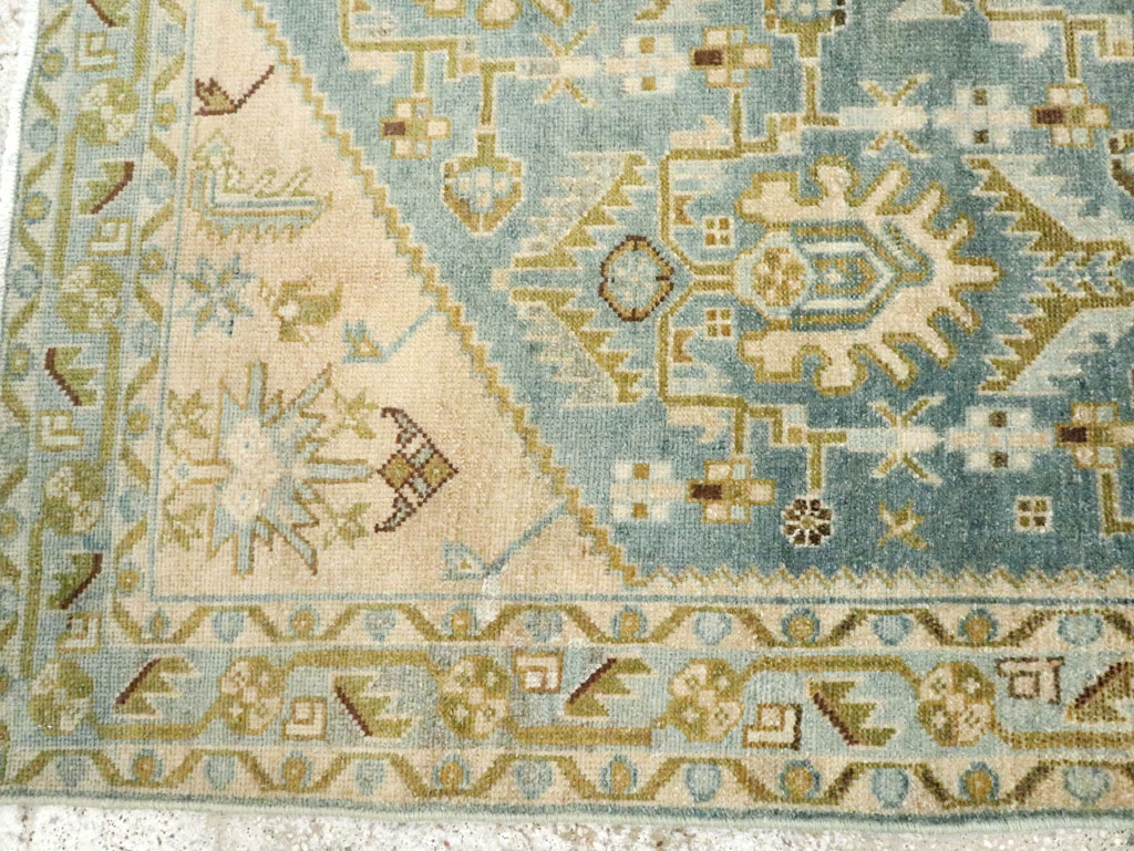 Vintage Persian Malayer Accent Rug, No.28613 - Gss
