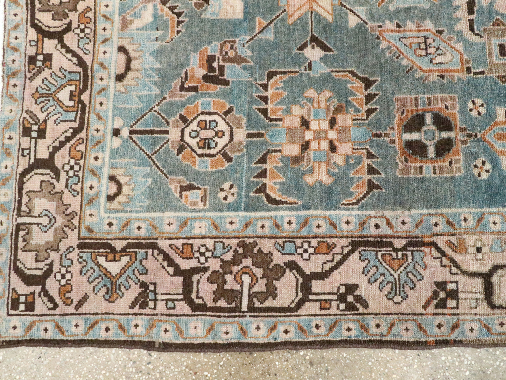 Vintage Persian Malayer Accent Rug, No.28615 - Gss