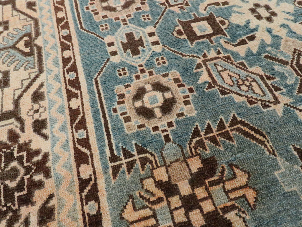 Vintage Persian Malayer Accent Rug, No.28616 - Gss