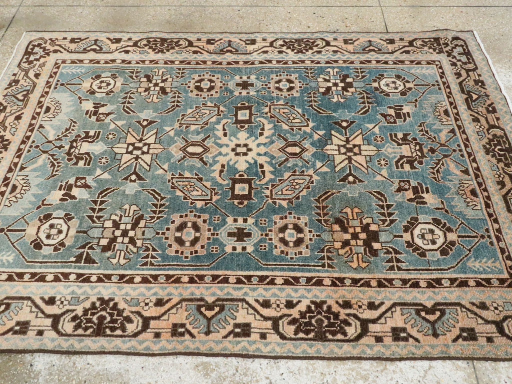 Vintage Persian Malayer Accent Rug, No.28616 - Gss
