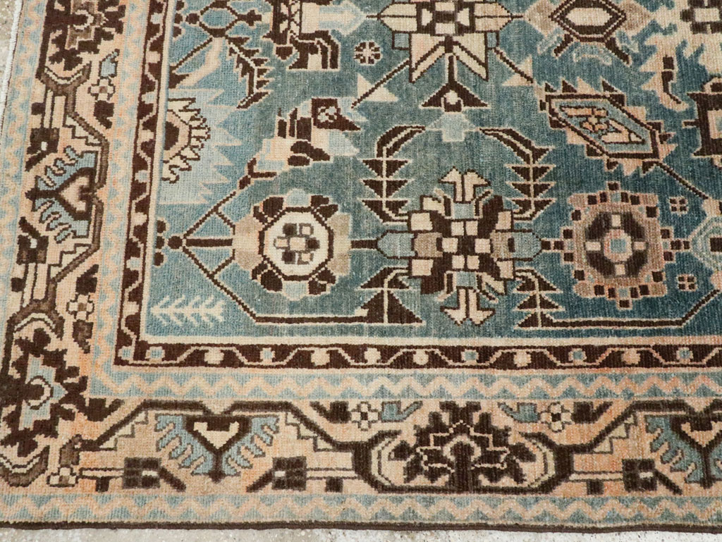 Vintage Persian Malayer Accent Rug, No.28616 - Gss