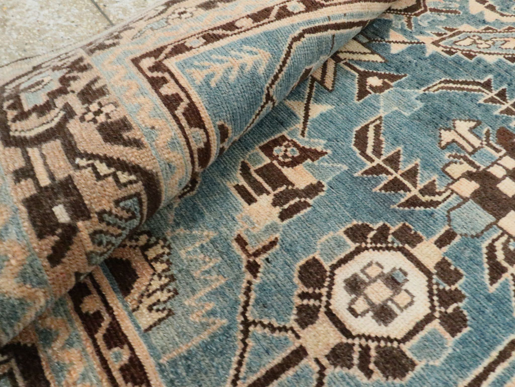 Vintage Persian Malayer Accent Rug, No.28616 - Gss