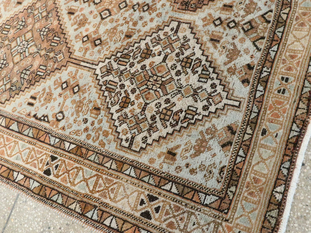 Antique Persian Afshar Accent Rug, No.28618 - Gss