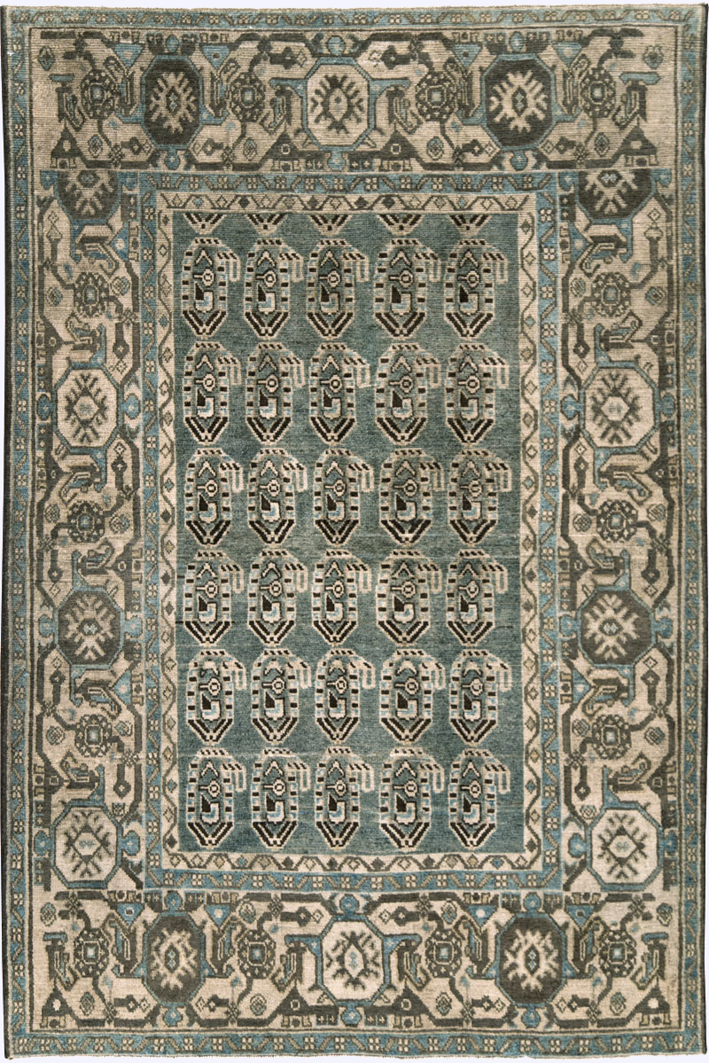 Vintage Persian Malayer Accent Rug, No.28621 - Gss