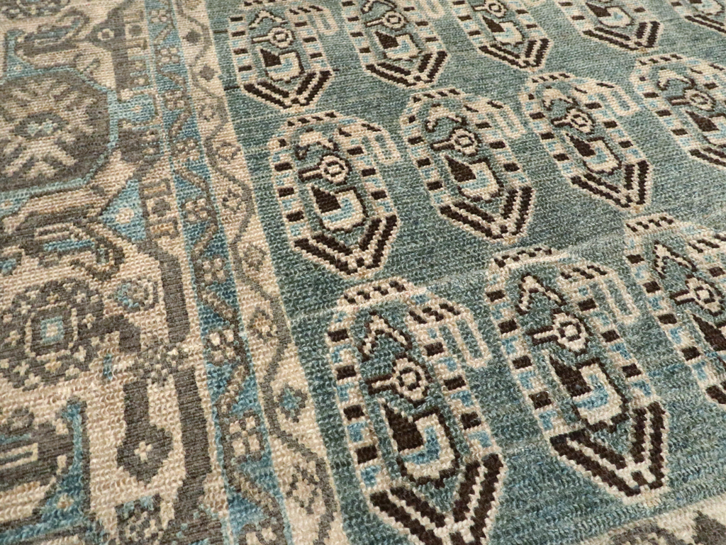 Vintage Persian Malayer Accent Rug, No.28621 - Gss