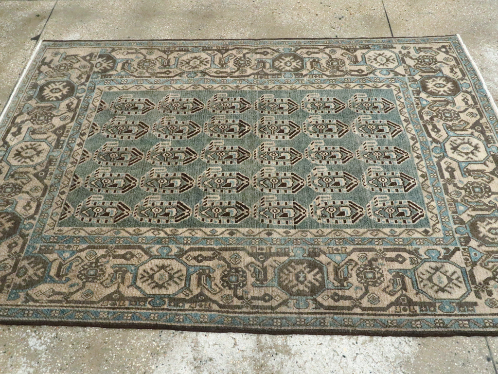 Vintage Persian Malayer Accent Rug, No.28621 - Gss