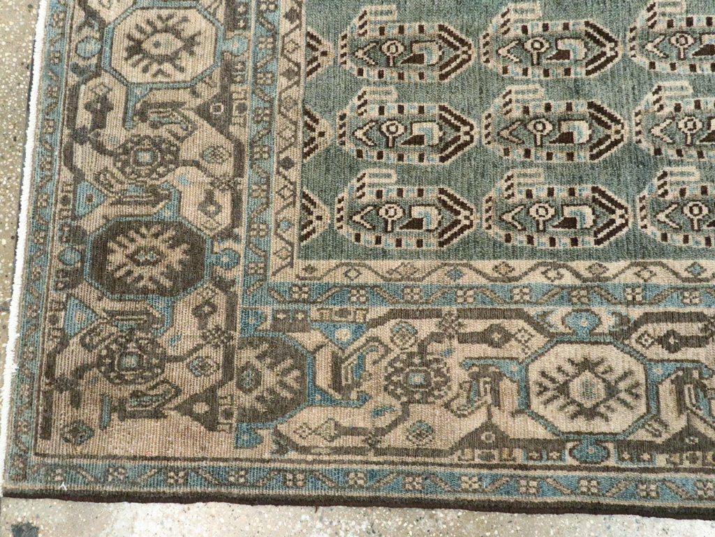 Vintage Persian Malayer Accent Rug, No.28621 - Gss