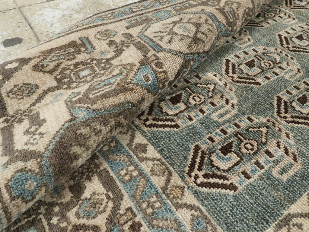 Vintage Persian Malayer Accent Rug, No.28621 - Gss