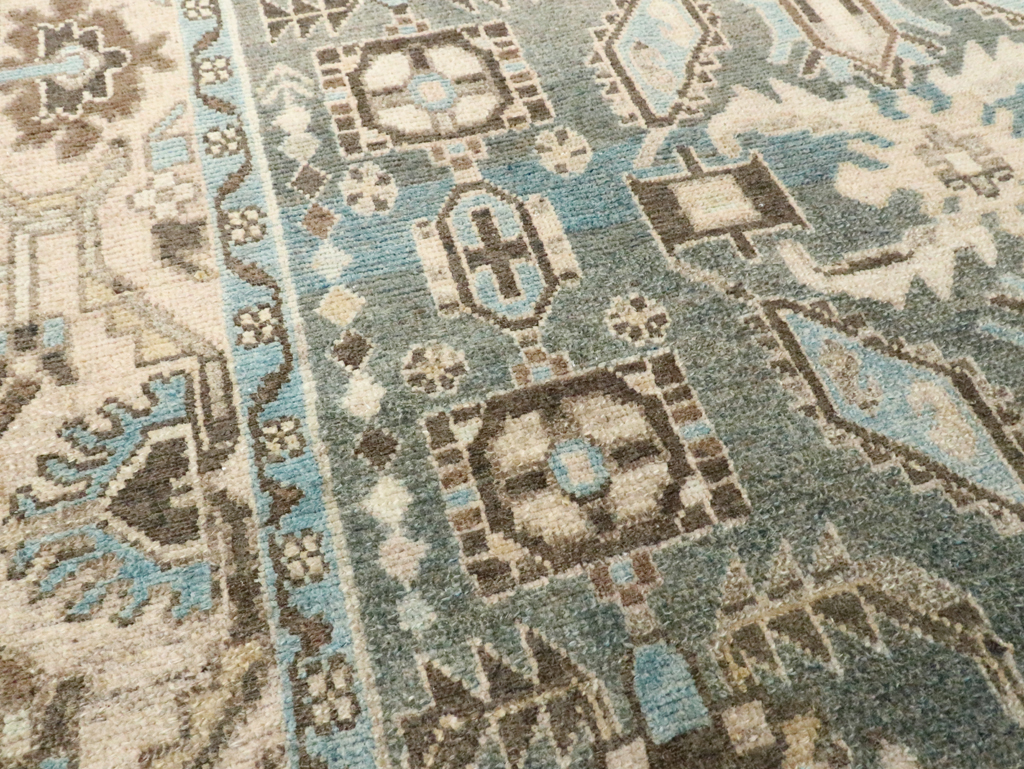 Vintage Persian Malayer Accent Rug, No.28624 - Gss