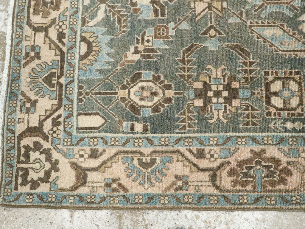 Vintage Persian Malayer Accent Rug, No.28624 - Gss
