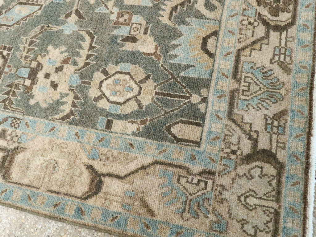Vintage Persian Malayer Accent Rug, No.28624 - Gss