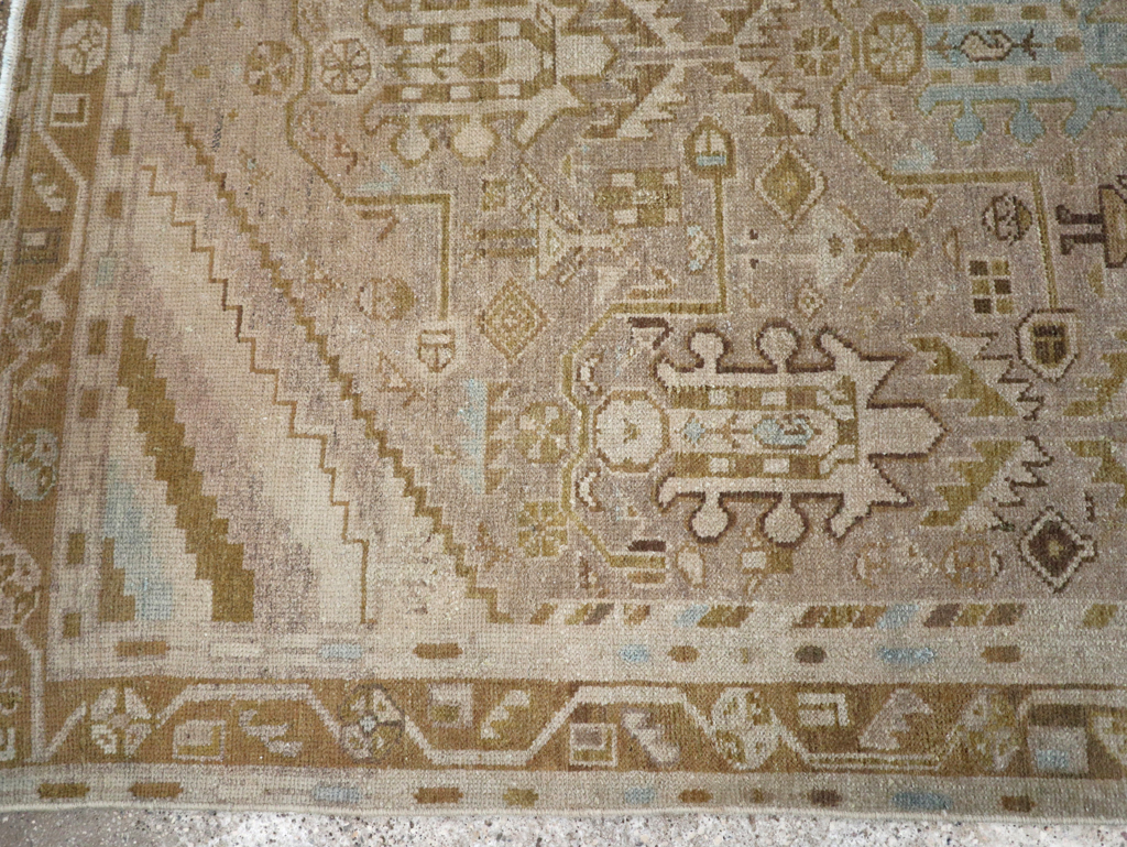 Vintage Persian Malayer Accent Rug, No.28625 - Gss