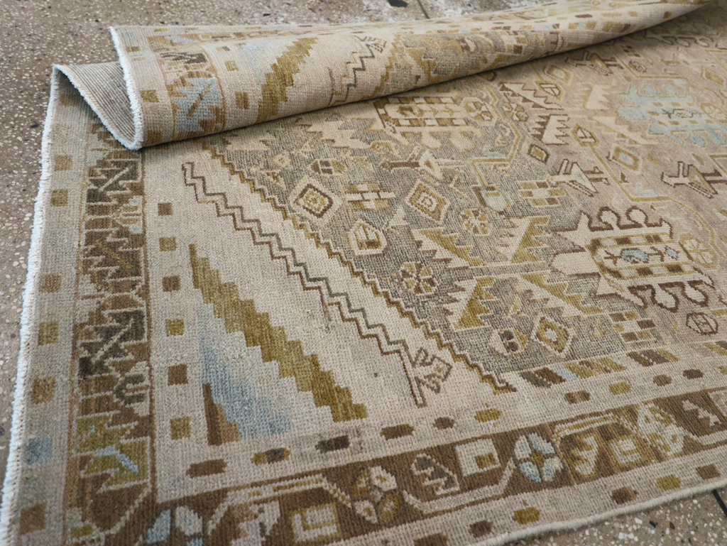 Vintage Persian Malayer Accent Rug, No.28625 - Gss