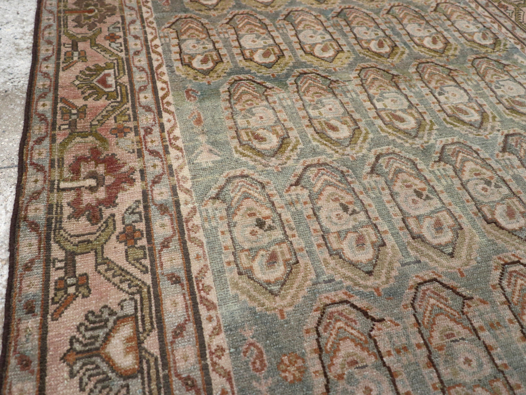 Vintage Persian Malayer Accent Rug, No.28627 - Gss