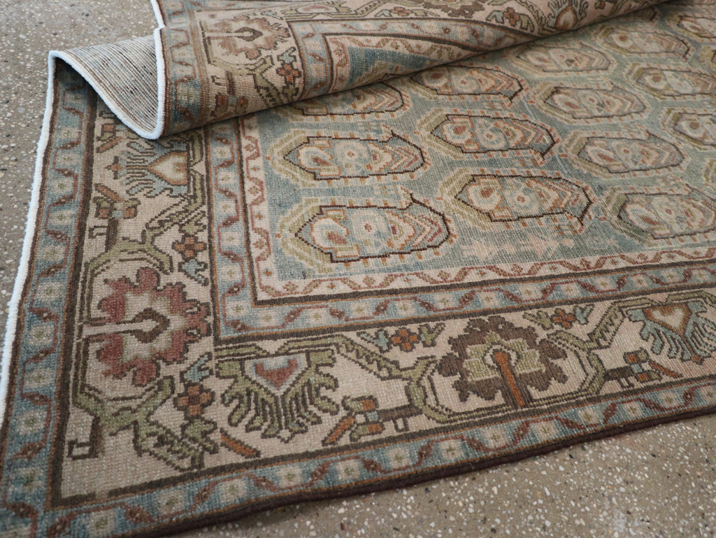 Vintage Persian Malayer Accent Rug, No.28627 - Gss