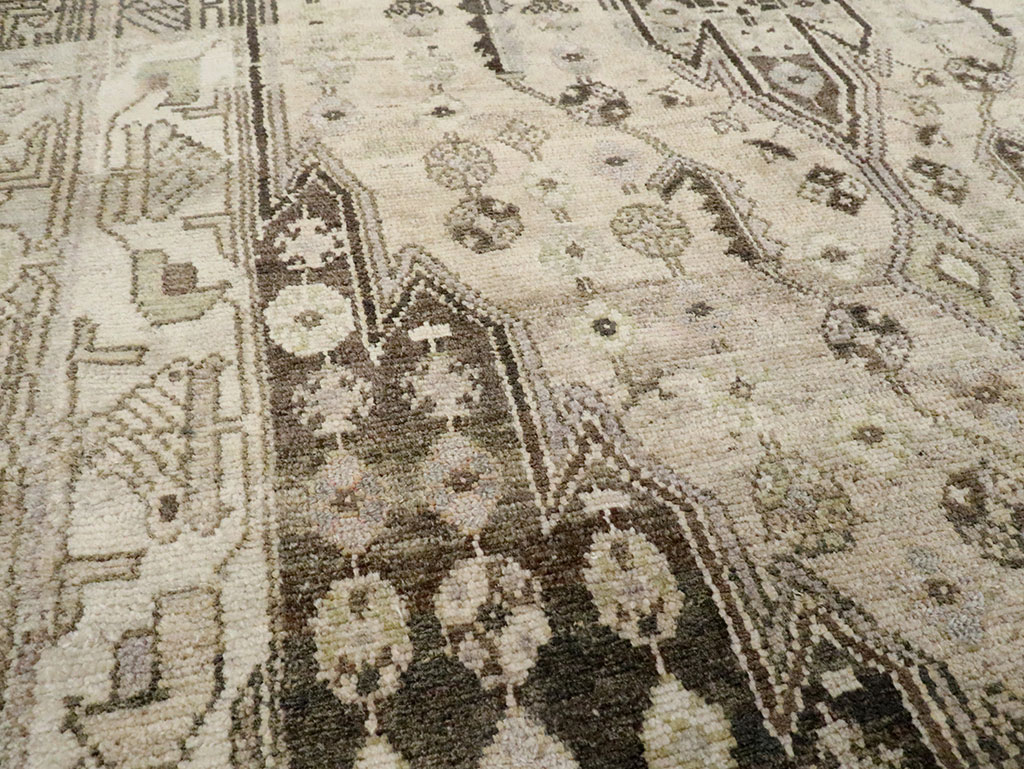 Vintage Persian Malayer Accent Rug, No.28628 - Gss