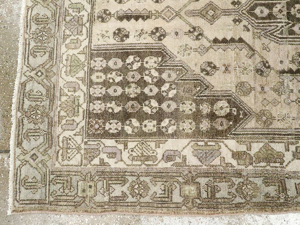 Vintage Persian Malayer Accent Rug, No.28628 - Gss