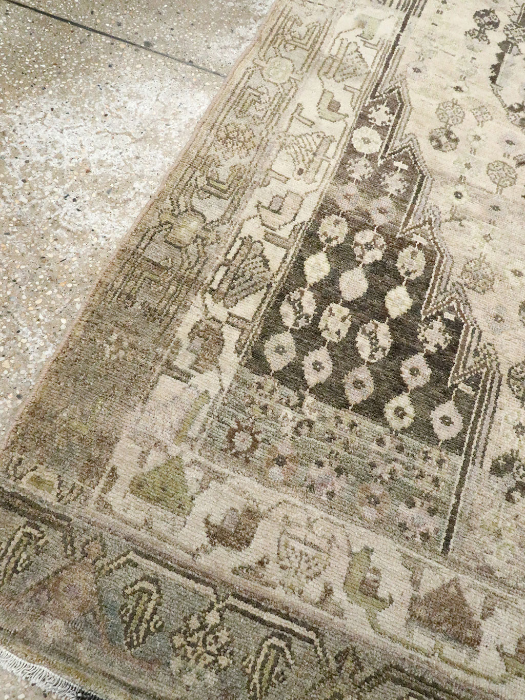 Vintage Persian Malayer Accent Rug, No.28628 - Gss