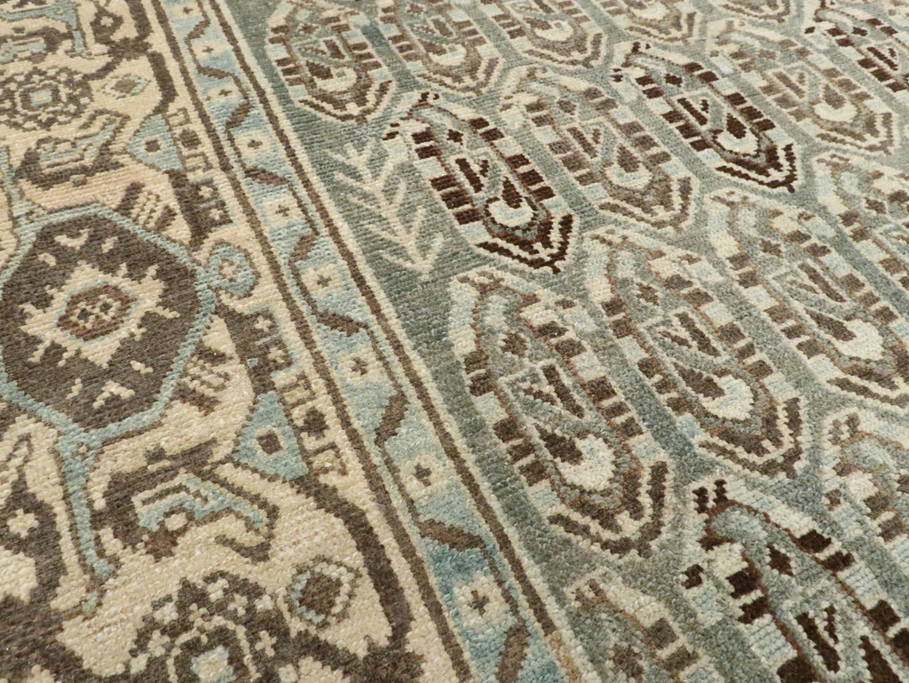 Vintage Persian Malayer Accent Rug, No.28629 - Gss