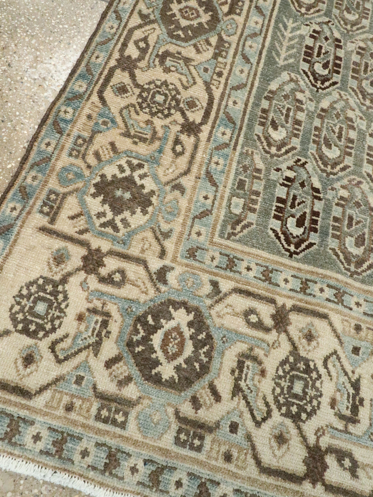 Vintage Persian Malayer Accent Rug, No.28629 - Gss