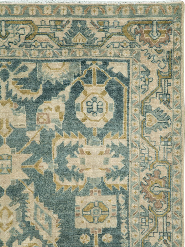 Vintage Persian Malayer Accent Rug, No.28630 - Gss