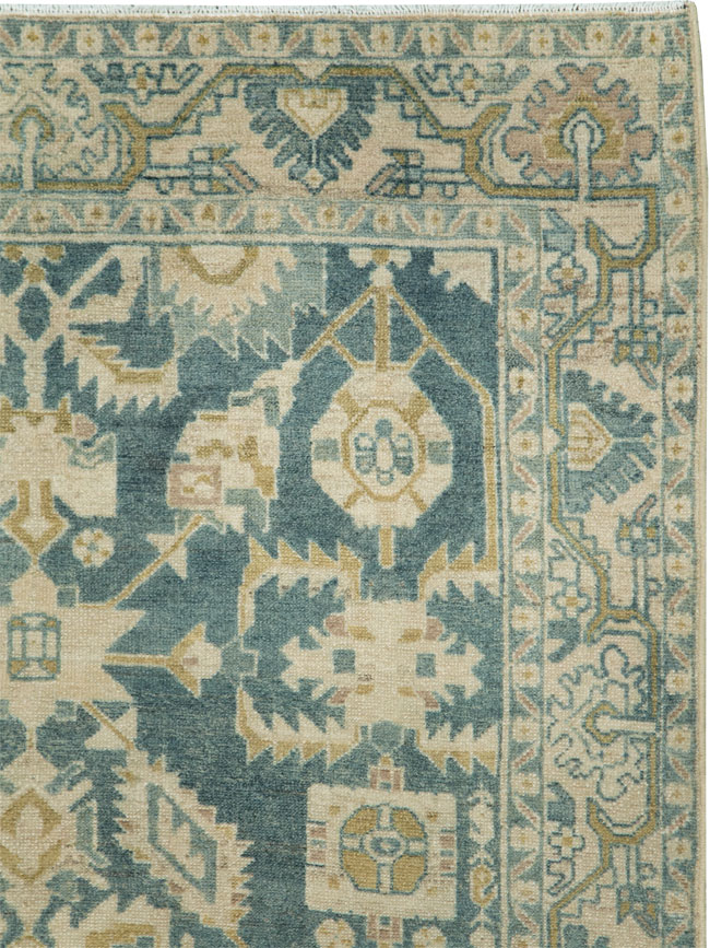 Vintage Persian Malayer Accent Rug, No.28630 - Gss