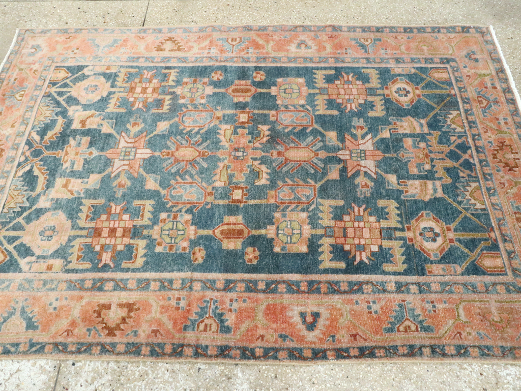 Vintage Persian Malayer Accent Rug, No.28631 - Gss