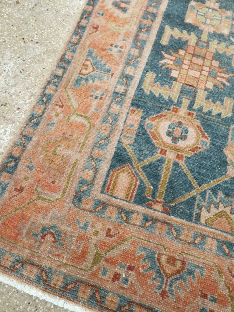 Vintage Persian Malayer Accent Rug, No.28631 - Gss
