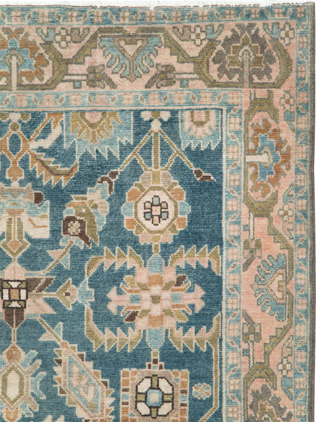 Vintage Persian Malayer Accent Rug, No.28634 - Gss