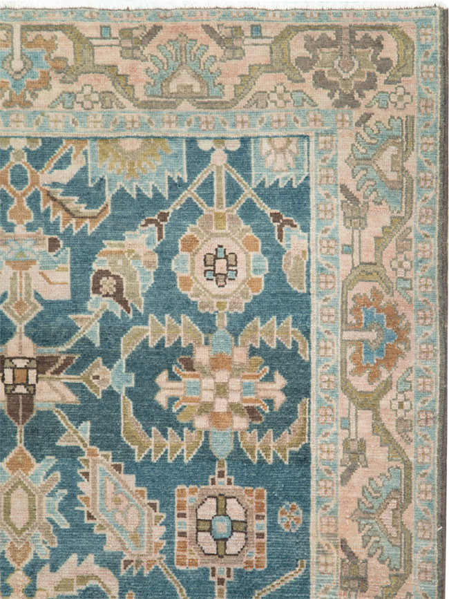 Vintage Persian Malayer Accent Rug, No.28634 - Gss