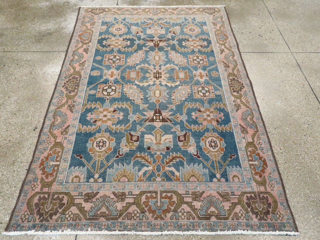Vintage Persian Malayer Accent Rug, No.28634 - Gss