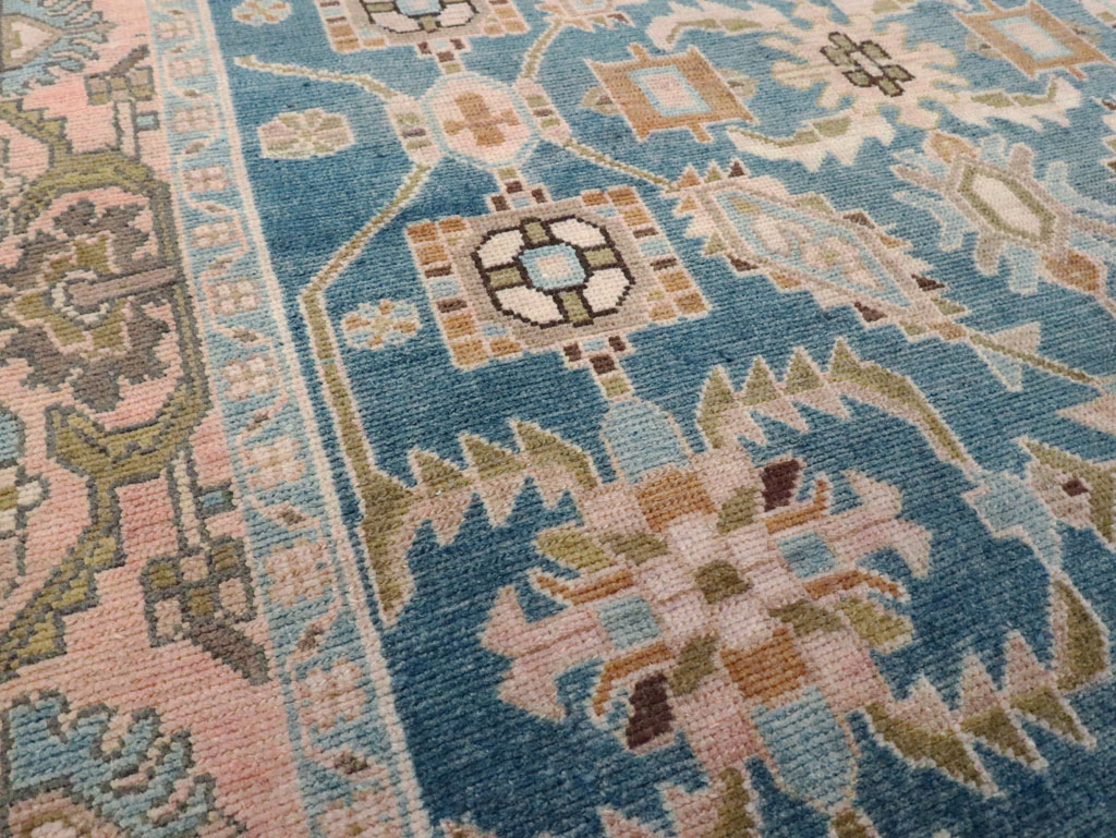 Vintage Persian Malayer Accent Rug, No.28634 - Gss