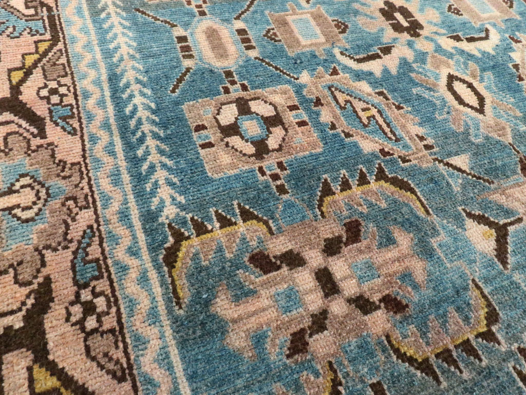 Vintage Persian Malayer Accent Rug, No.28635 - Gss