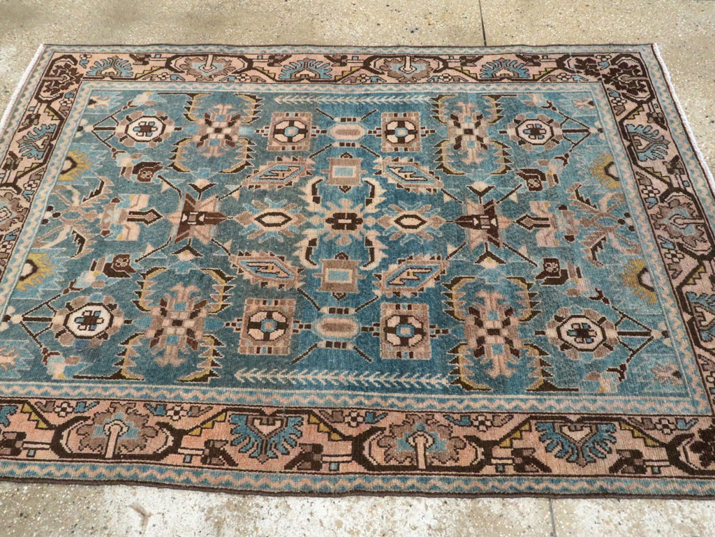 Vintage Persian Malayer Accent Rug, No.28635 - Gss