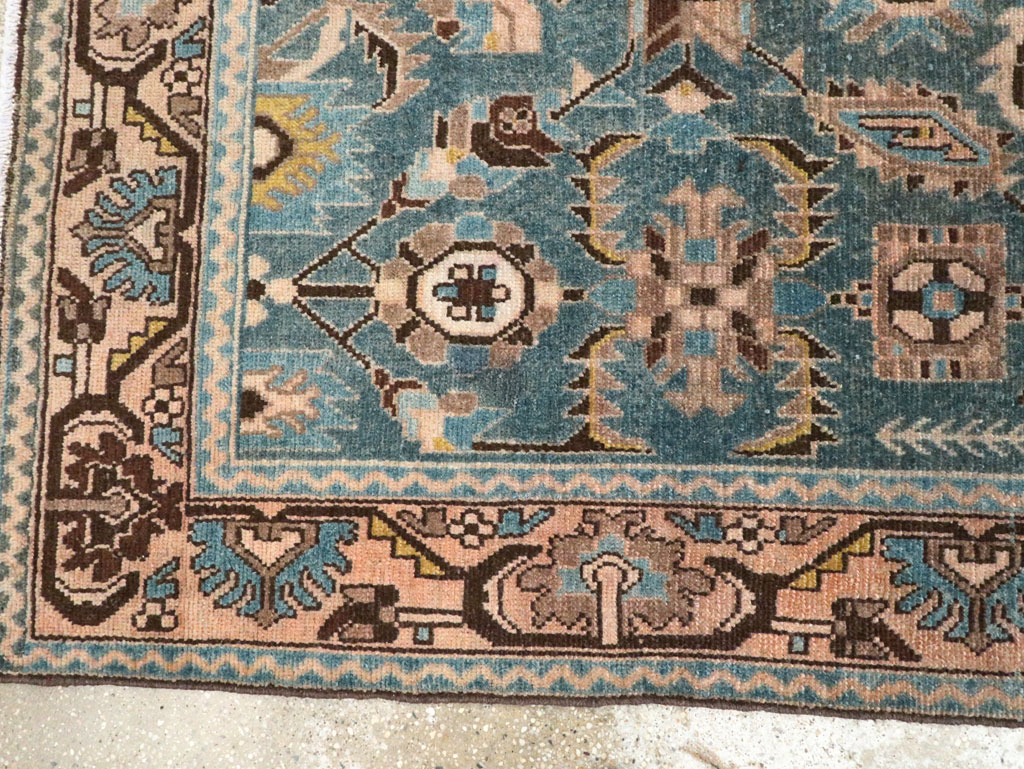 Vintage Persian Malayer Accent Rug, No.28635 - Gss