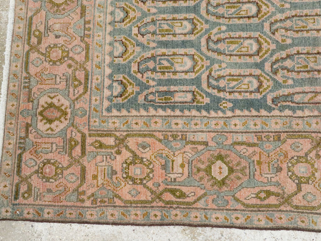 Vintage Persian Malayer Accent Rug, No.28636 - Gss