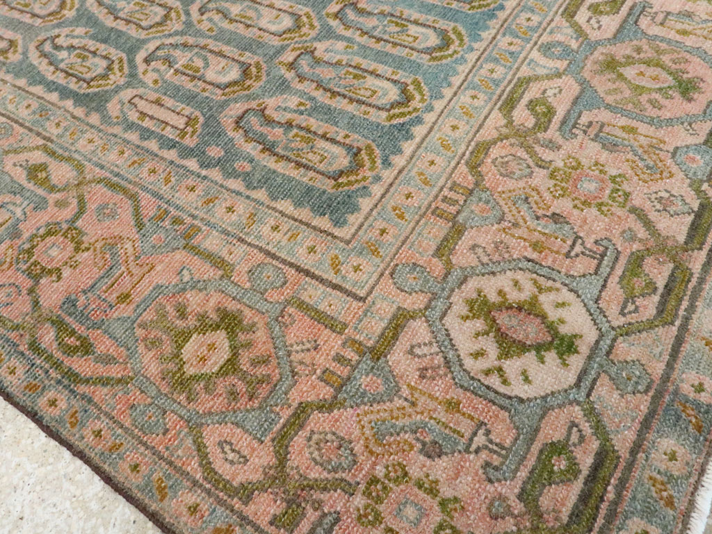 Vintage Persian Malayer Accent Rug, No.28636 - Gss