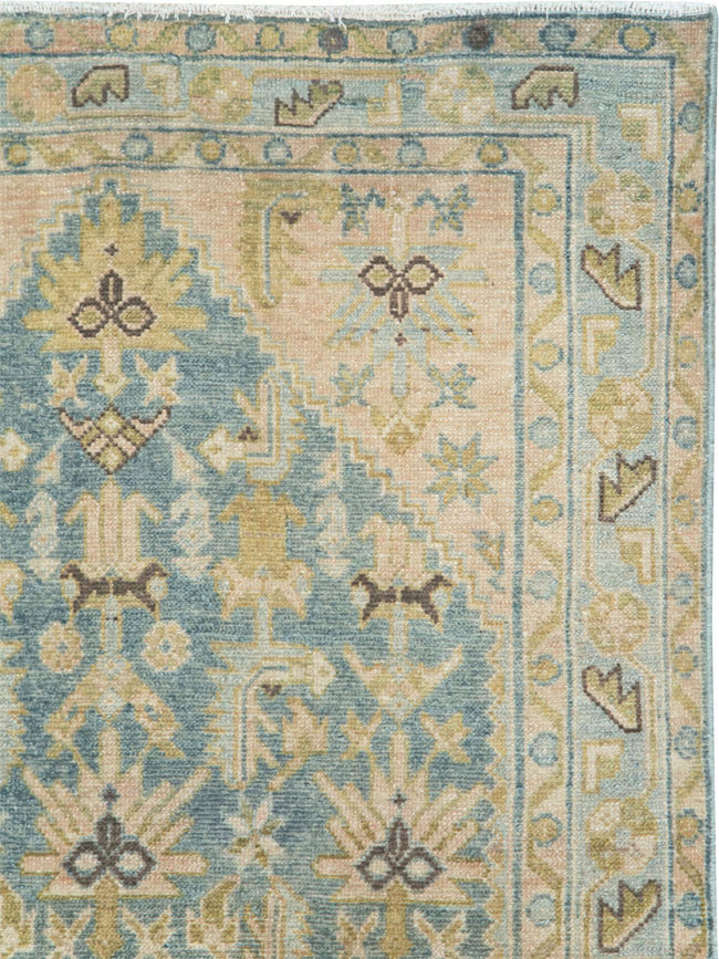 Vintage Persian Malayer Throw Rug, No.28637 - Gss