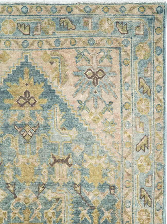 Vintage Persian Malayer Throw Rug, No.28637 - Gss