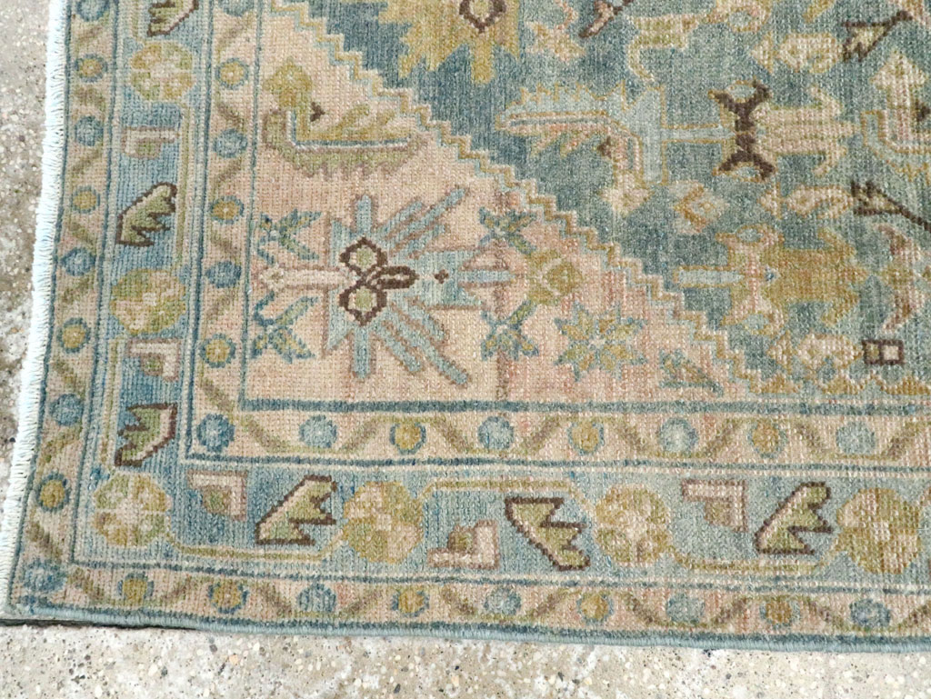 Vintage Persian Malayer Throw Rug, No.28637 - Gss