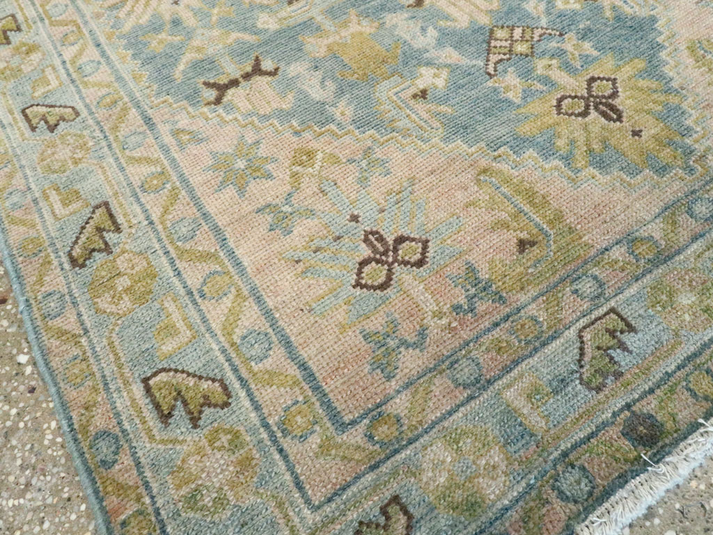 Vintage Persian Malayer Throw Rug, No.28637 - Gss